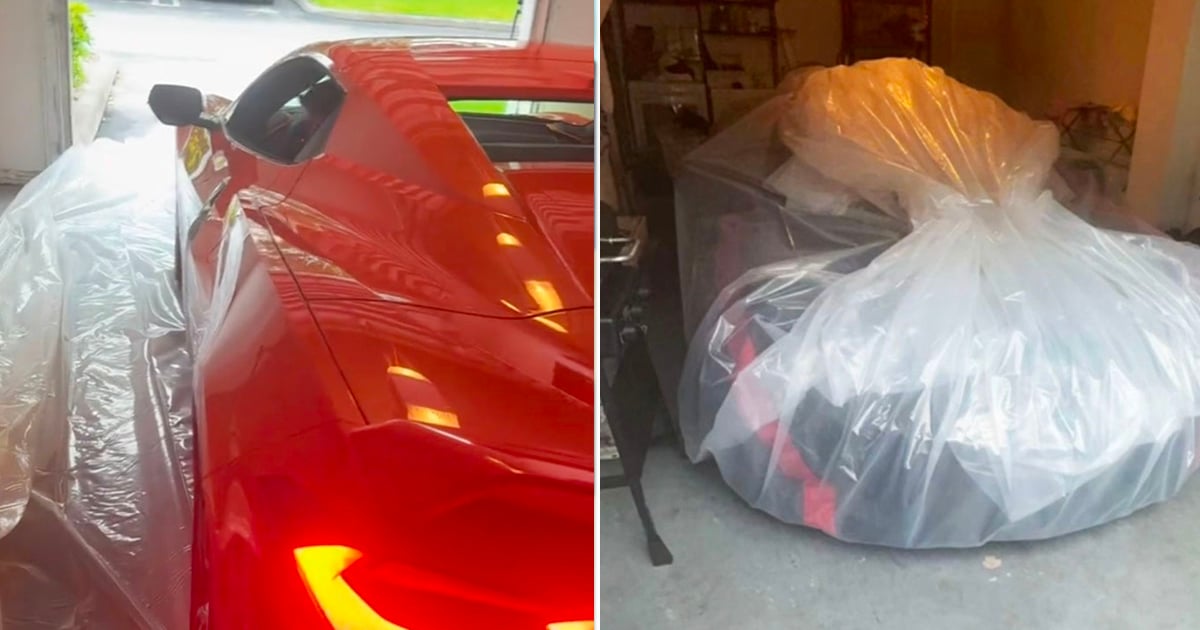 Voici ce qui est arrivé à la Corvette emballée par son propriétaire avant le passage de l'ouragan Milton