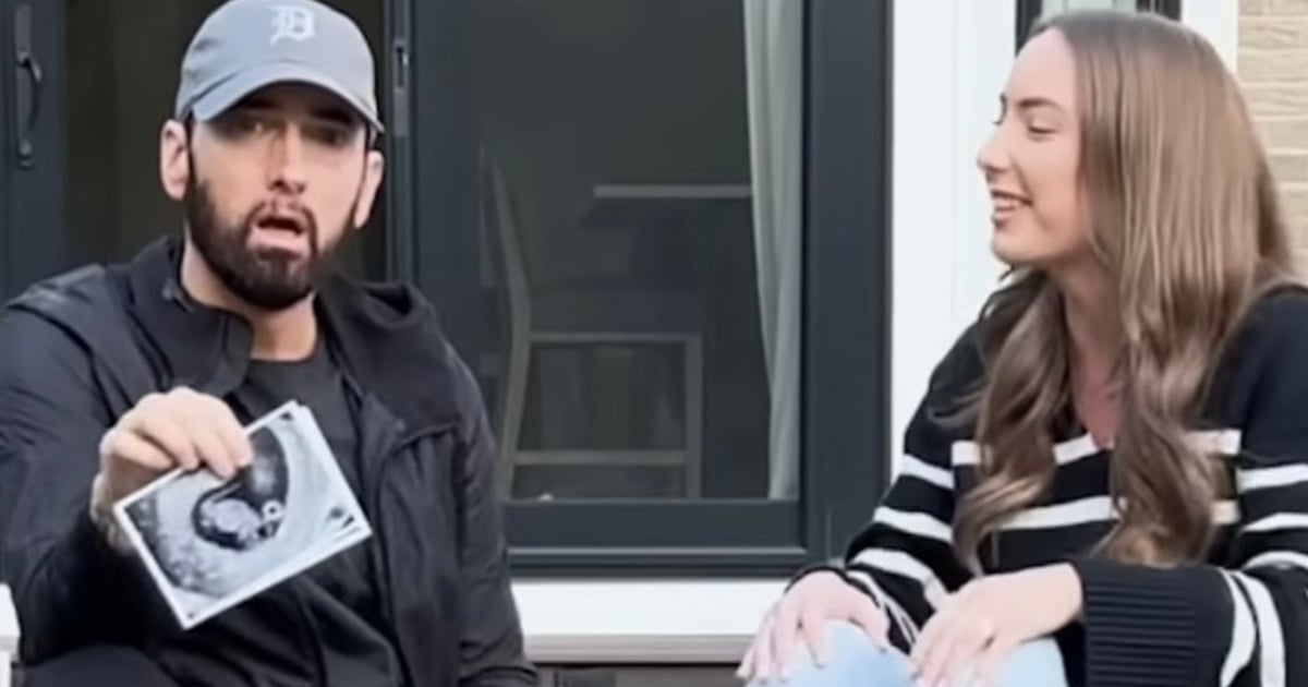 Eminem annonce qu'il va devenir grand-père dans une émouvante vidéo où il fond en larmes.