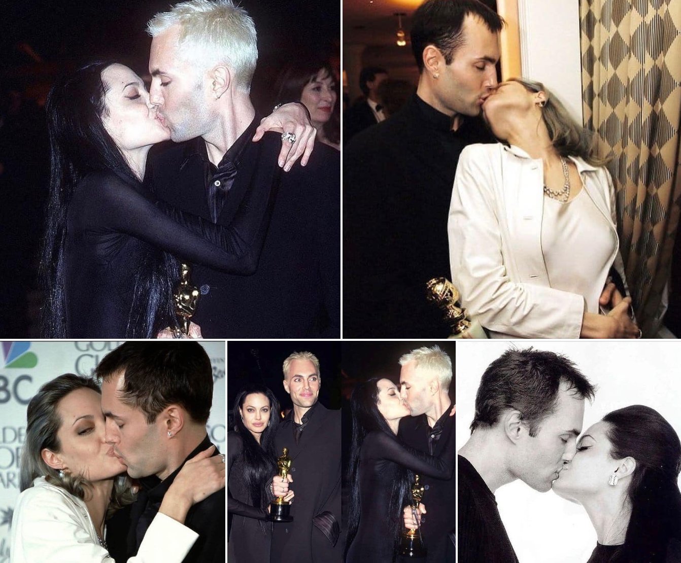 Des photos d'Angelina Jolie qui embrasse son frère refont surface et les commentaires sont nombreux