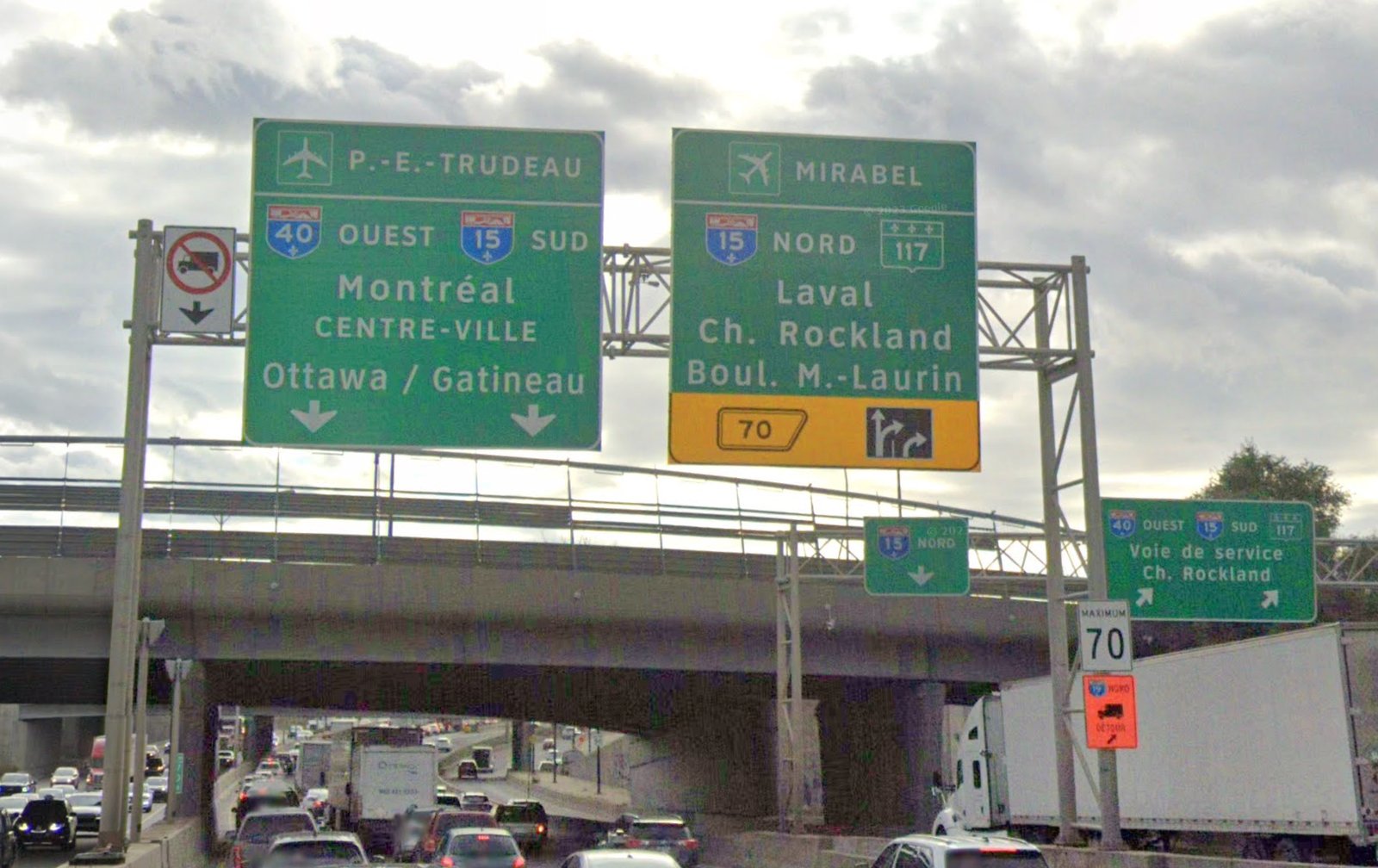 Fermeture complète d'une partie de l'autoroute 40 pour plusieurs jours 