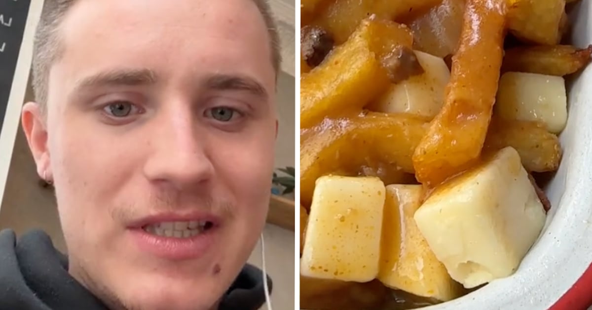 Le jeune humoriste Charles Brunet teste une poutine à Paris et il est vraiment déçu