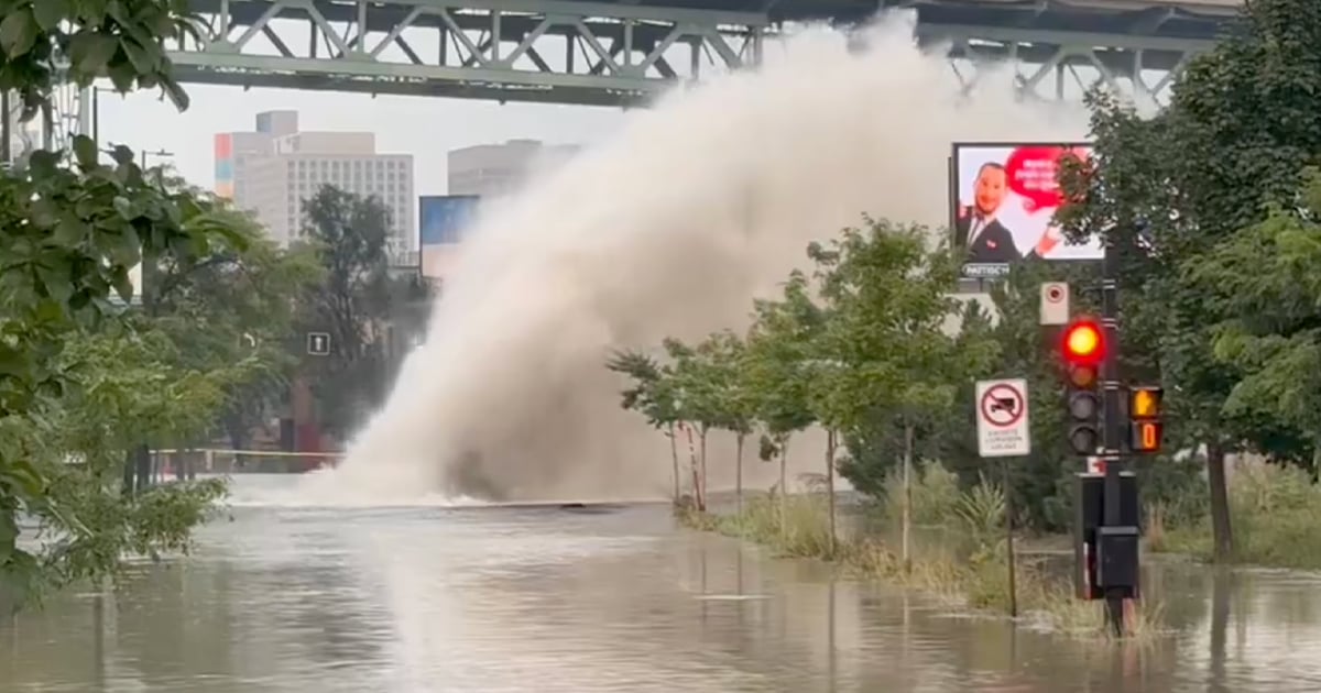 Voici des images impressionnantes de l'inondation majeure à Montréal