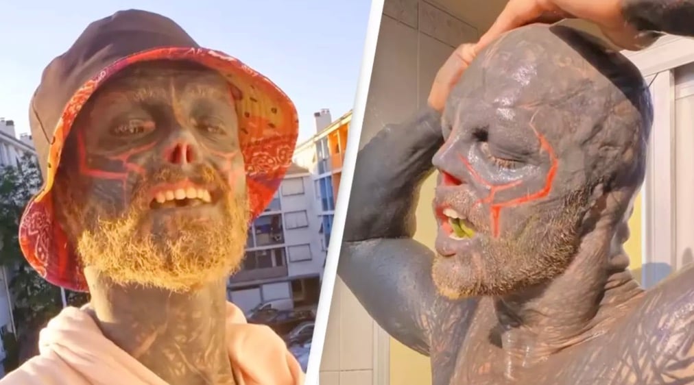 Un homme subit une métamorphose extrême pour se transformer en « alien »