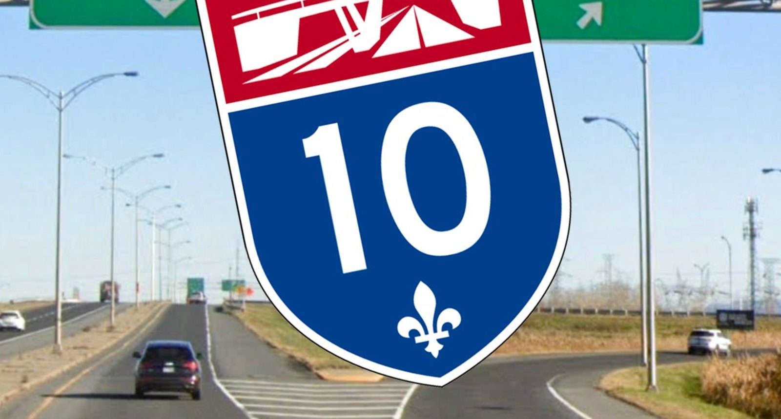Une portion de l'autoroute 10 sera complètement fermée