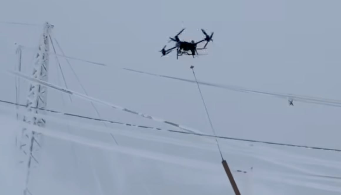 Hydro-Québec utilise des drones de façon très ingénieuse.
