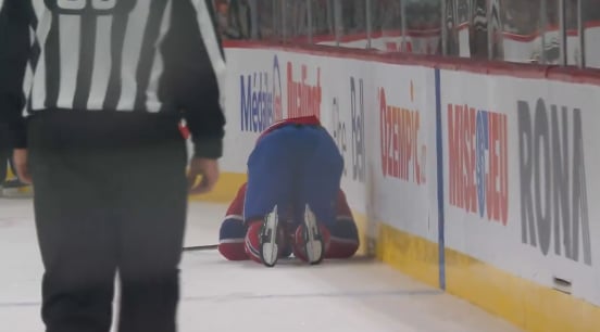 Josh Anderson quitte le match en douleur après une autre difficile collision