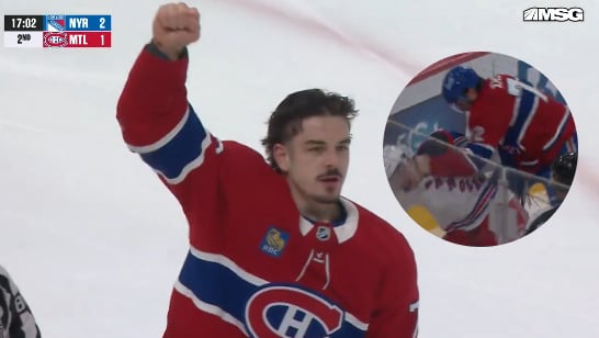 Arber Xhekaj jette les gants contre Matt Rempe
