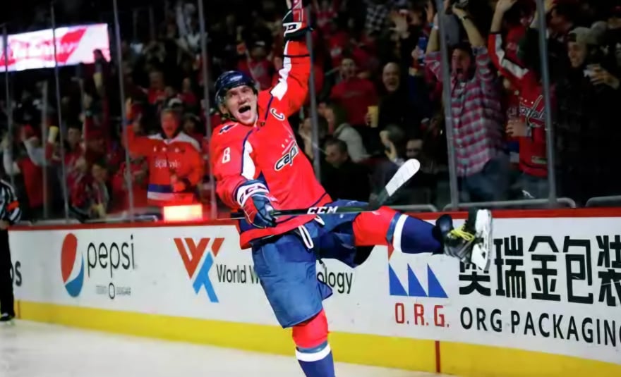 Alex Ovechkin égale le record de buts de Wayne Gretzky