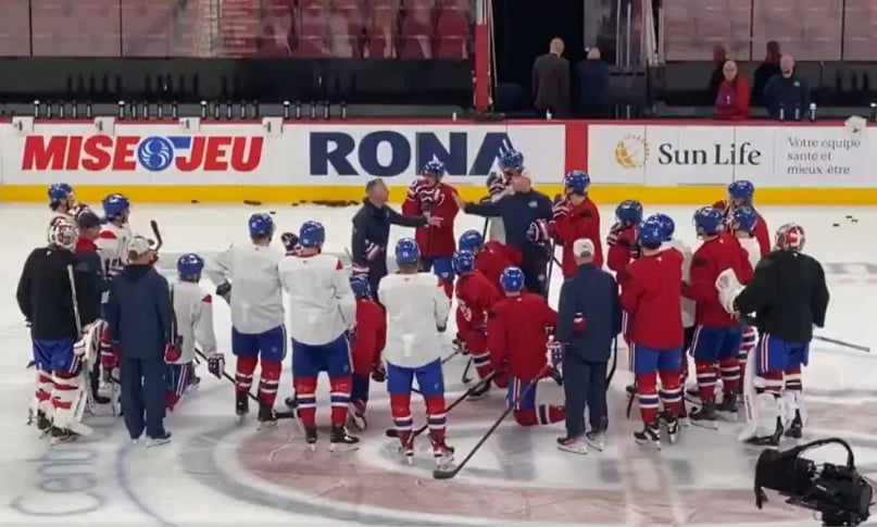 Cinq joueurs manquent à l'appel aujourd'hui à l'entraînement
