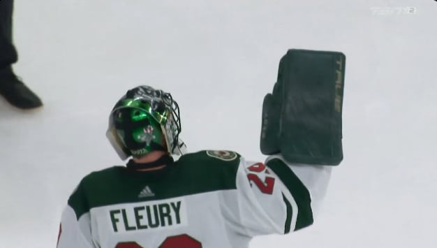 Les partisans du Canadien se lèvent pour ovationner Marc-André Fleury
