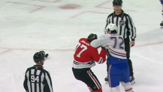 Arber Xhekaj jette les gants contre Patrick Maroon