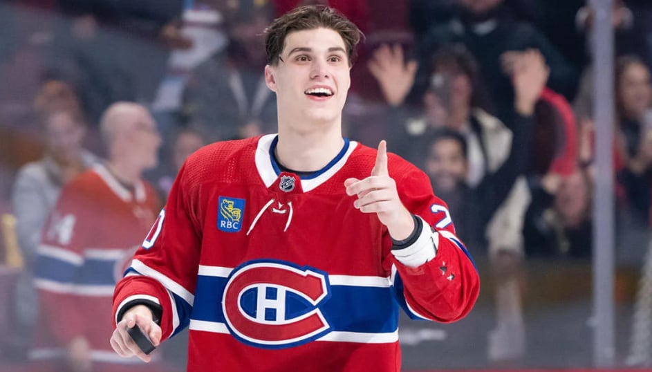 À VOIR : Juraj Slafkovsky marque son premier de la saison
