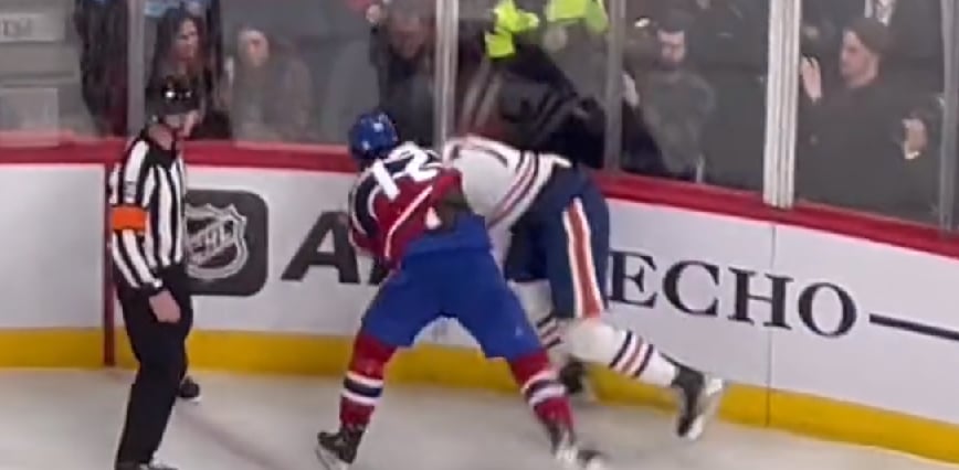 Arber Xhekaj s'est blessé en jetant les gants contre Vincent Desharnais  
