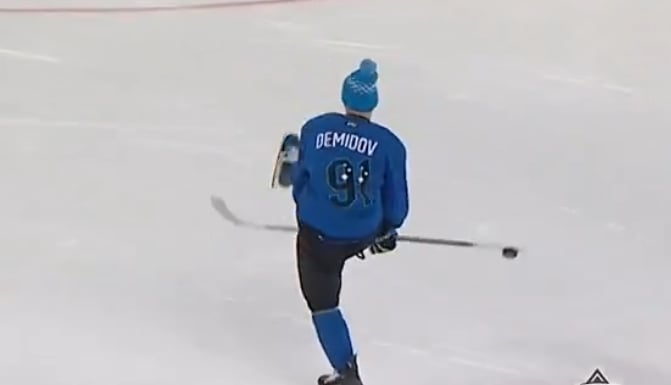 Ivan Demidov se donne en spectacle au Match des étoiles de la KHL