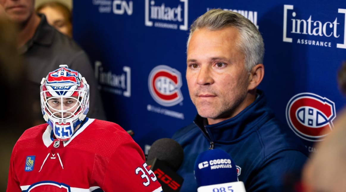 Martin St-Louis explique catégoriquement pourquoi il revient avec Samuel Montembeault ce soir