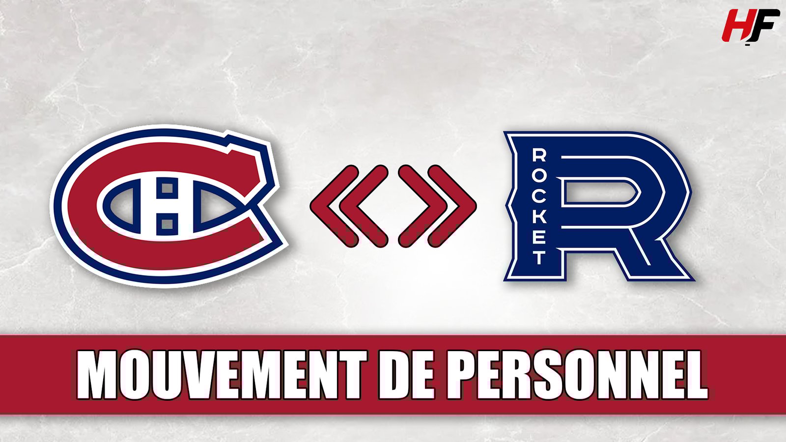 Le Canadien procède à un nouveau rappel du Rocket de Laval