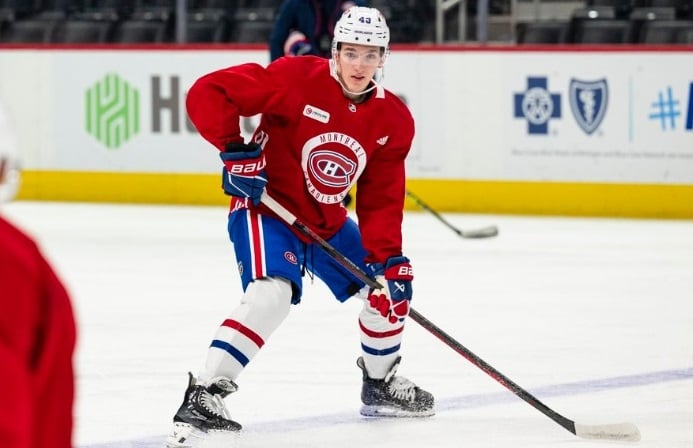 Lane Hutson ne veut rien savoir de débarquer de la glace