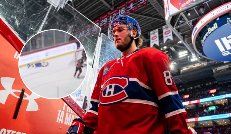 Joshua Roy quitte le match du Rocket après une scène inquiétante