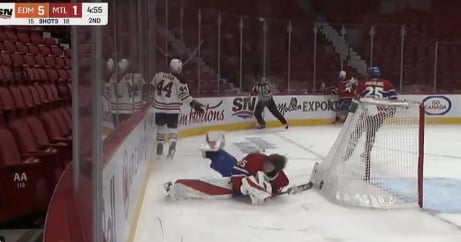 VIDÉO | Zack Kassian frappe Samuel Montembeault et ses coéquipiers ne vont pas prendre sa défense