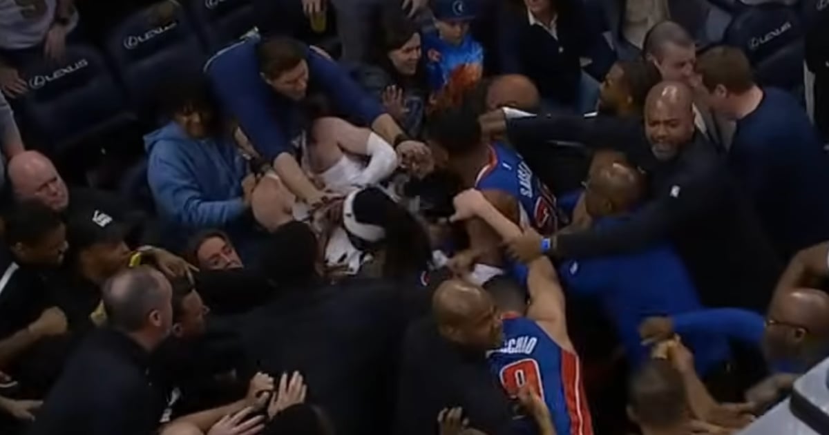 Une énorme bagarre éclate entre les Pistons de Détroit et les Timberwolves du Minnesota