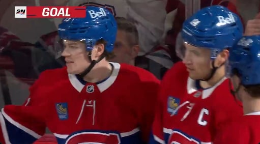 Cole Caufield mène tous les joueurs de la LNH à 5 contre 5