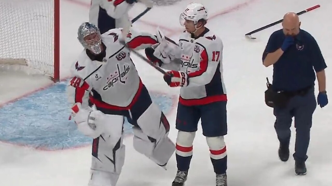 Logan Thompson est de retour devant la cage des Capitals