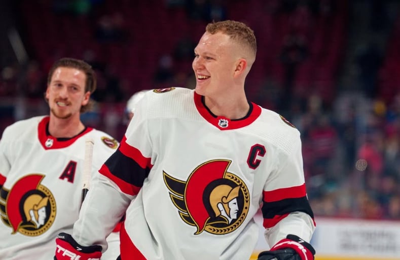 Brady Tkachuk déclare forfait pour le match de ce soir face au Canadien