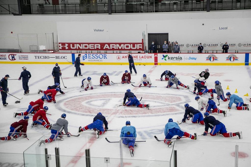 Deux joueurs manquaient à l'appel lors de l'entraînement du Canadien