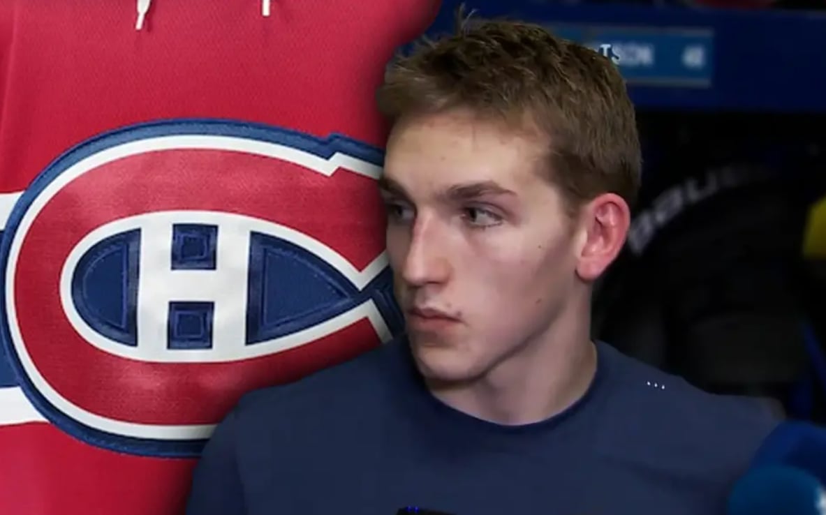 Lane Hutson révèle pourquoi il va s'entraîner avec les remplaçants lors des journées de congé
