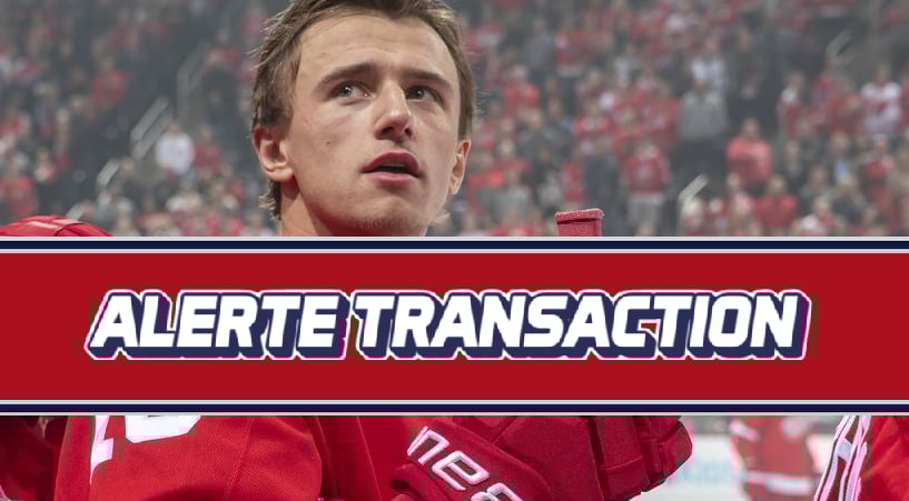 Les Red Wings échangent Jakub Vrana