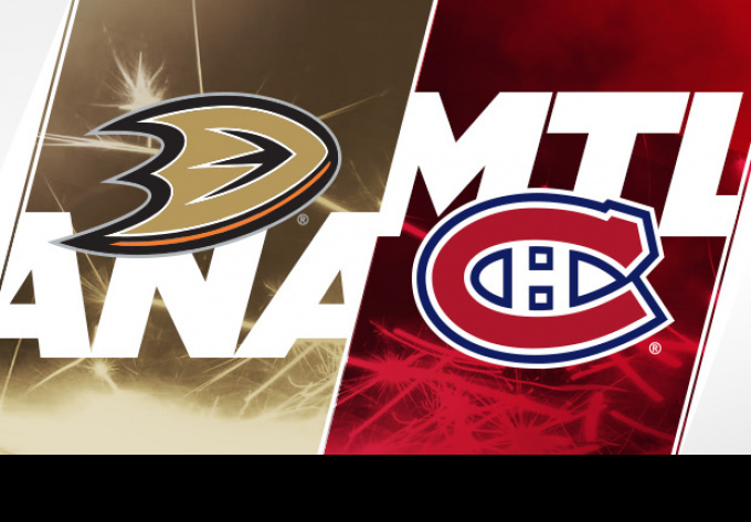 Les Ducks dévoilent leur alignement pour affronter le Canadien