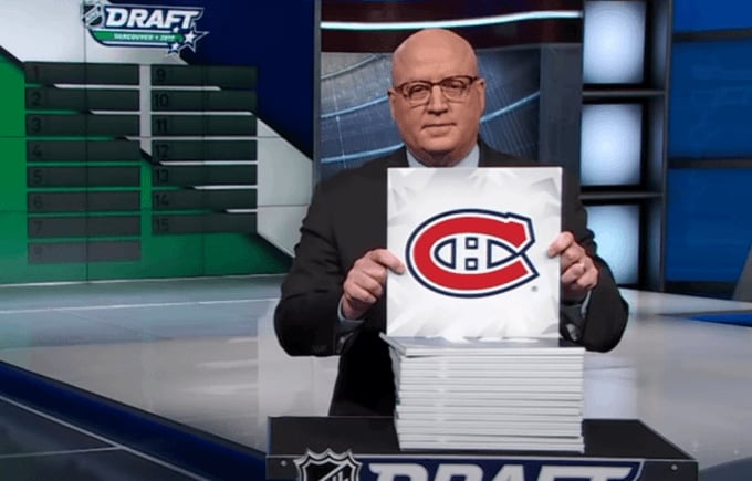 Voici tous les scénarios possibles pour le Canadien lors de la loterie du repêchage