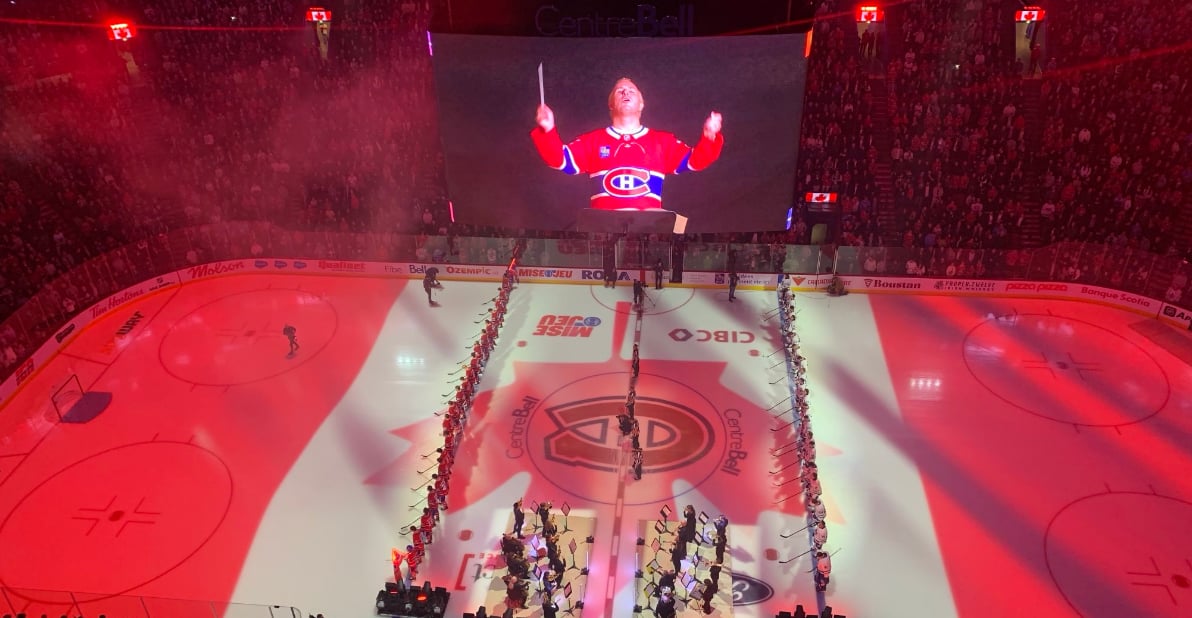 Le Canadien offre une spectaculaire cérémonie d'ouverture aux partisans