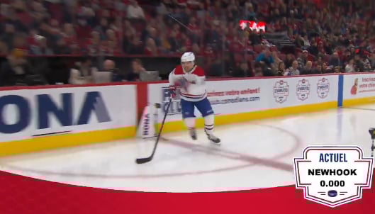 Alex Newhook remporte l'épreuve du joueur le plus rapide chez le Canadien