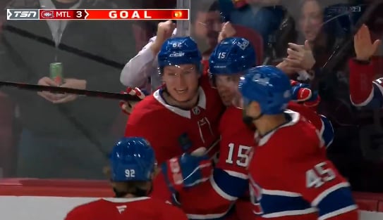 Un premier point en carrière pour Owen Beck !