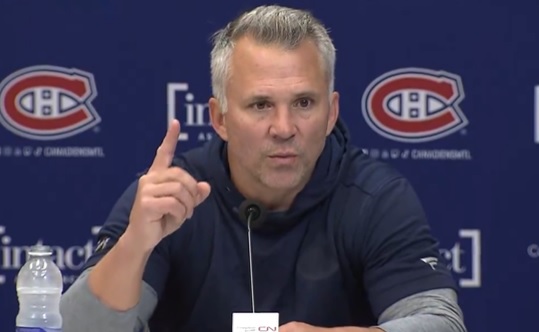 Martin St. Louis dévoile son alignement pour le premier match de la série