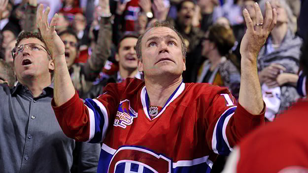 Un partisan du Canadien fait un véritable fou de lui sur les réseaux sociaux!