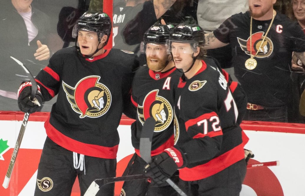 Voici les nouveaux trios des Sens avec l'ajout de Vladimir Tarasenko