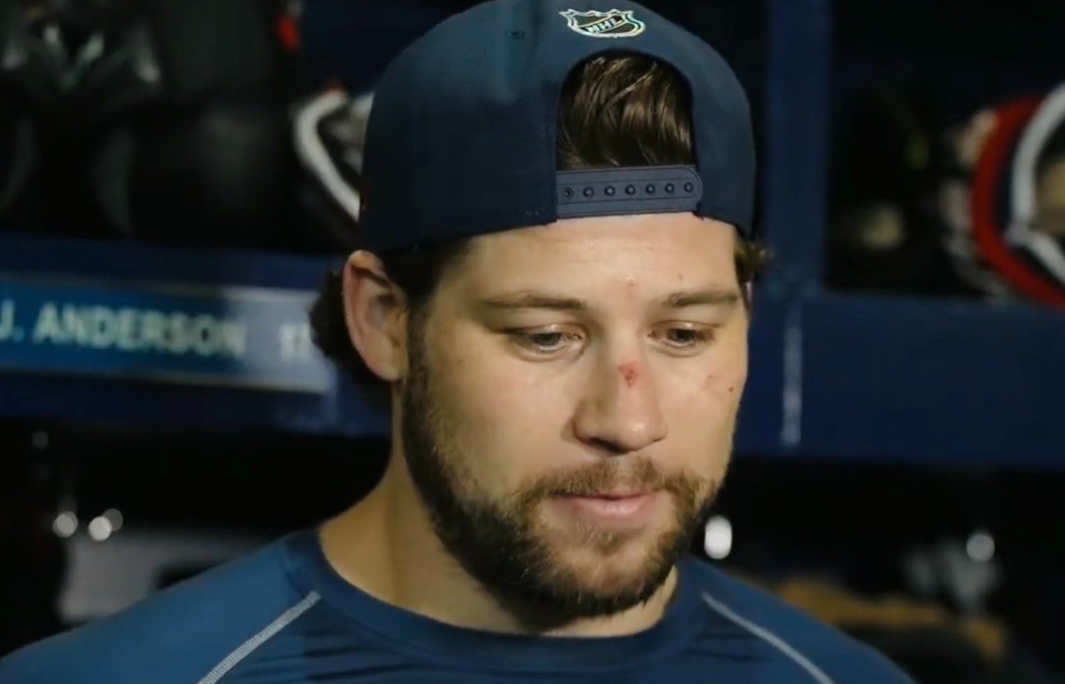 Josh Anderson fait une promesse à Tom Wilson à l'aube du premier match