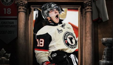 Jonathan Marchessault honoré par les Remparts malgré le décès de sa mère cette semaine