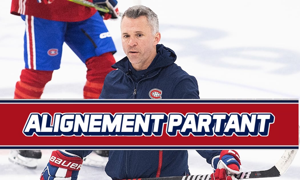 Martin St-Louis dévoile son alignement pour le match de ce soir contre les Leafs
