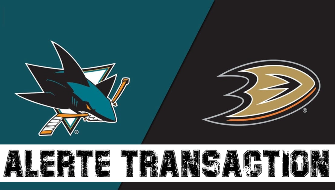 Transaction entre les Ducks et les Sharks