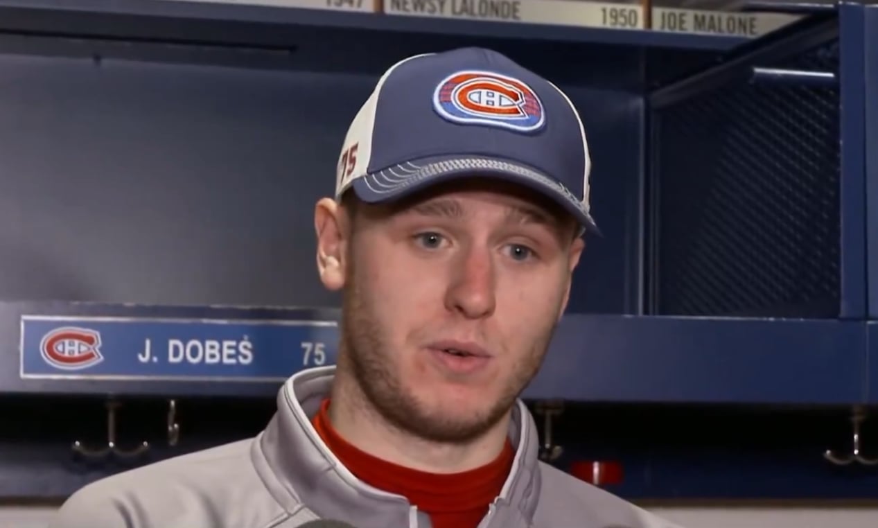 Jakub Dobes à propos de Tom Wilson : ''Je suppose que les règles ne s'appliquent pas à tout le monde'' 