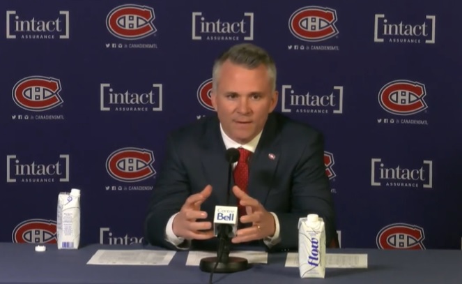 Martin St. Louis s'est fait demander si la loterie Connor Bedard a influencé ses décisions lors du match d'hier