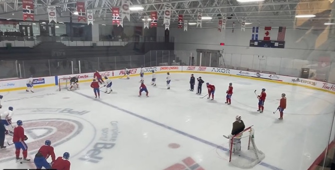 Un revenant et un absent à l'entraînement du Canadien