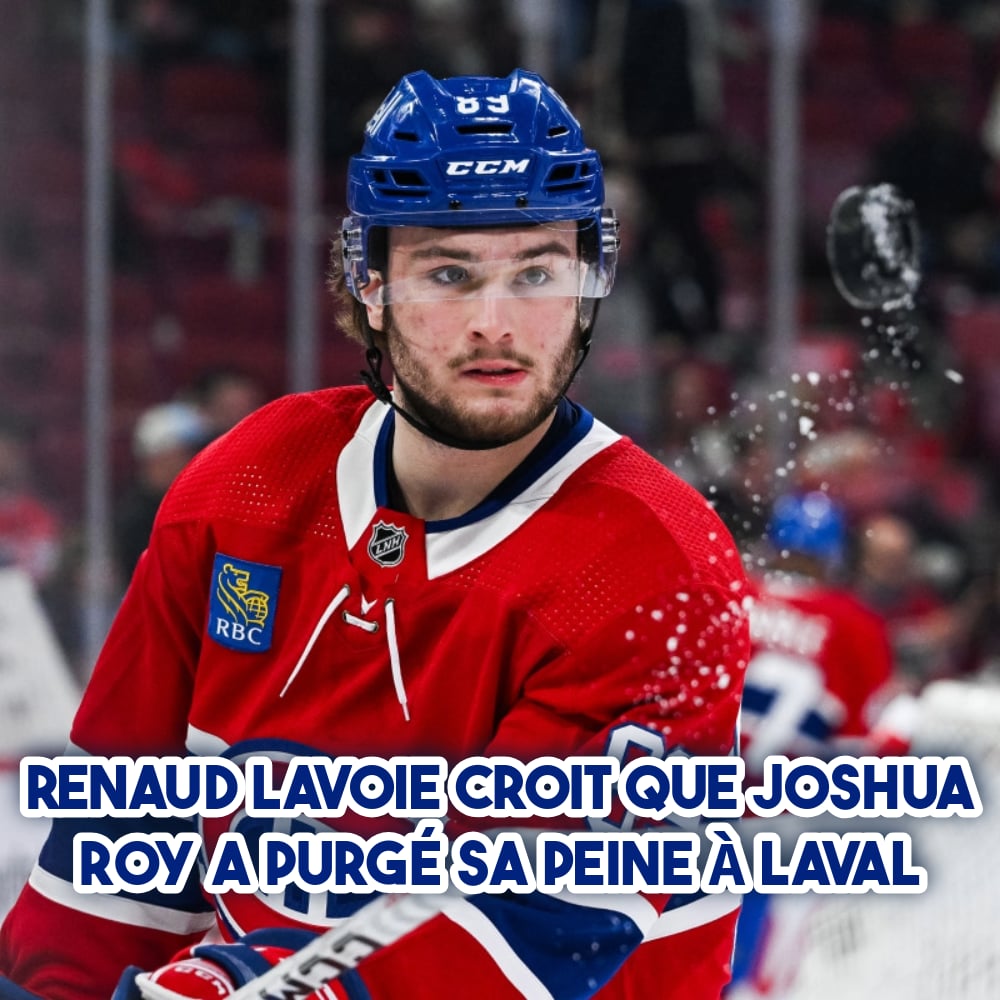 Renaud Lavoie croit que Joshua Roy a purgé sa peine à Laval