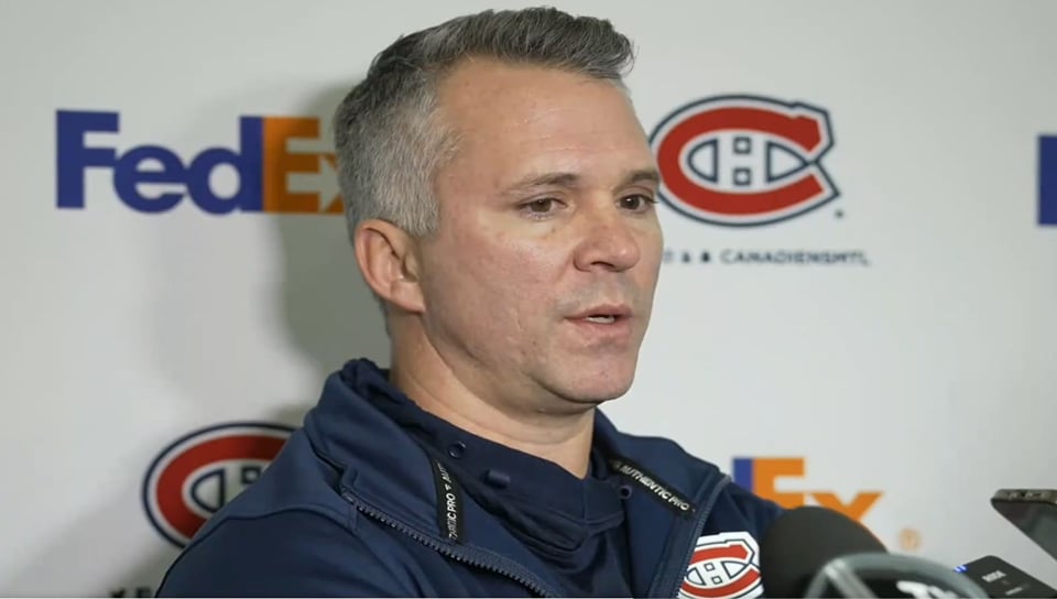 Martin St. Louis dévoile son alignement en vue du match d'aujourd'hui face aux Panthers