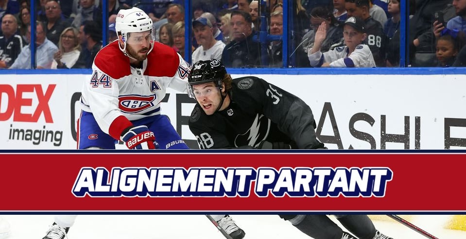 Martin St. Louis dévoile son alignement pour le match de ce soir 