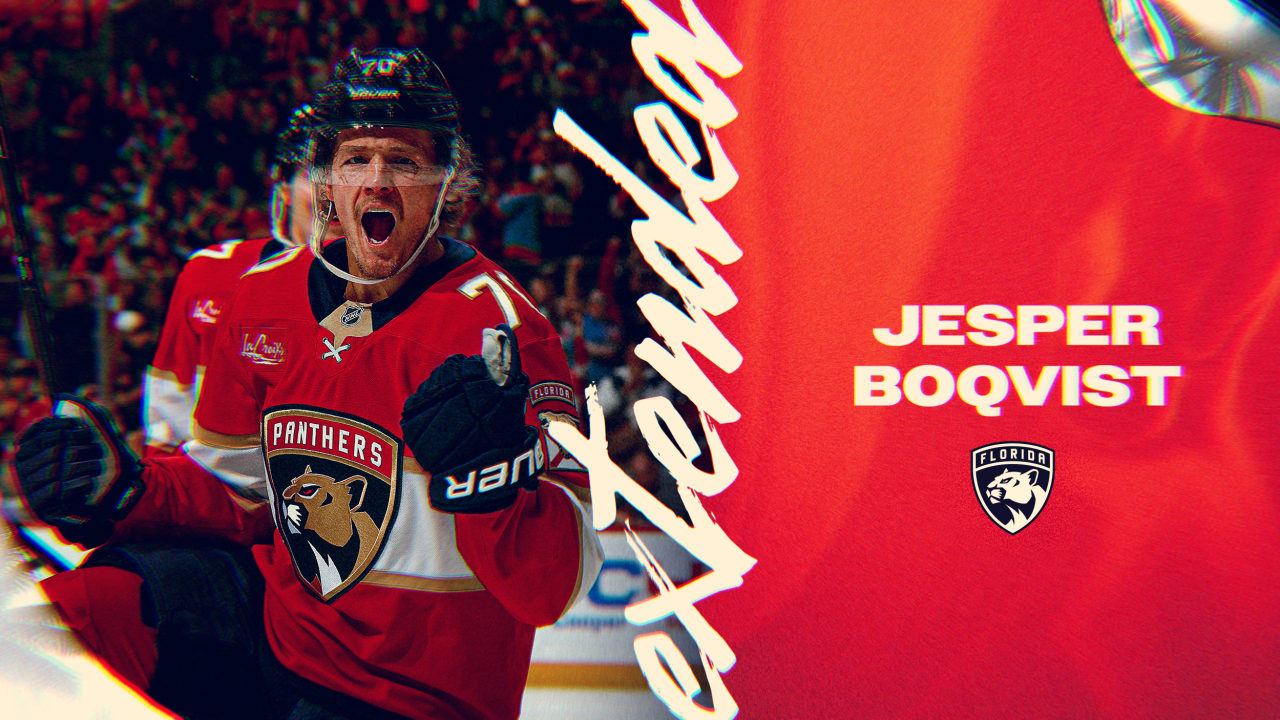 Les Panthers prolongent Jesper Boqvist