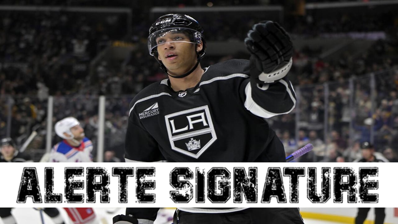 Les Kings signent Quinton Byfield à long terme